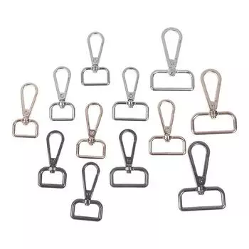 5 шт. экологически чистый триггерный карабин для багажа домашних животных аксессуары для шнурка карабин металлический поворотный карабин или сумка кошелек для домашних животных