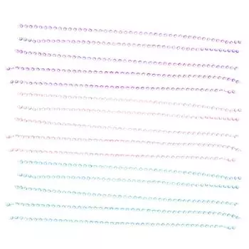 5 шт. акриловая хрустальная гирлянда прочное соединение элегантная многоцелевая хрустальная гирлянда из бусин для свадьбы Purple