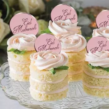 5 шт. Акриловые украшения для кексов на праздник Ид Мубарак, украшения для торта Рамадан Карим, исламский мусульманский фестиваль, вечеринка, сделай сам, украшения для торта на Рамадан