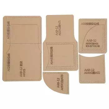 5 шт. акриловый шаблон DIY ручной работы короткий кошелек кожа шаблон формы инструменты для поделок