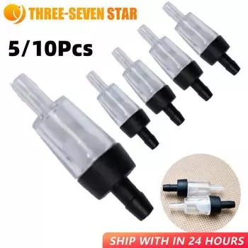 5 шт. аквариумный обратный клапан для воздушного насоса пластиковый односторонний обратный клапан аксессуары для аквариума воздушная трубка шланг труба зоотовары