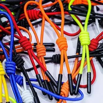 5 шт. эластичная веревка для застежки-молнии, яркая цветная полиэстеровая веревка, декоративная застежка-молния для чемодана, сумки белый