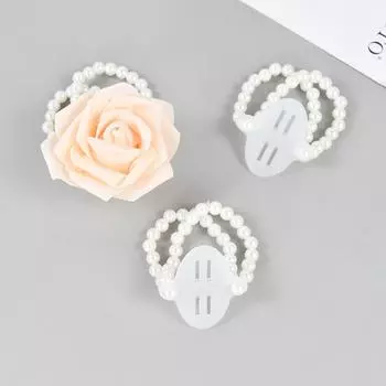 5 шт. эластичные жемчужные браслеты на запястье браслет корсаж аксессуары свадебные подружки невесты запястье искусственные цветы украшения для пляжной вечеринки