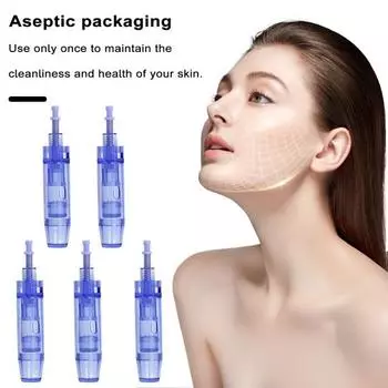 5 шт. электрических микрокристаллических игольчатых головок, эффективных для максимального эффекта ухода за кожей, игольчатые головки для женщин D