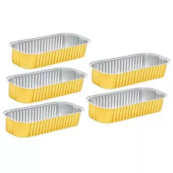 5 шт. Алюминиевая фольга противни для фритюрницы квадратный противень из оловянной фольги посуда для фритюрницы листы для выпечки подкладки противни для