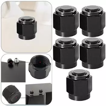 - 5 шт. алюминиевая заглушка с раструбом для автомобильных деталей (AN6)