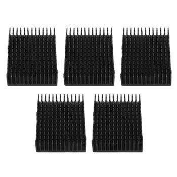 5 шт. алюминиевый радиатор охлаждения радиатор процессора кулер промышленные компоненты P40x11x60 черный