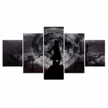 5 шт., аниме, мультфильм, японский декор, фотографии, настенный постер, HD принт, без рамки, 5 панелей, современный домашний декор, 5 шт., картины 20x35 20x45 20x55cm