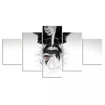 5 шт., аниме вурдалак, японский Токио, 5 шт., холст, картины, настенный домашний декор, 5 панелей, декор для комнаты, абстрактное искусство, HD печать, фотографии 20x35 20x45 20x55cm