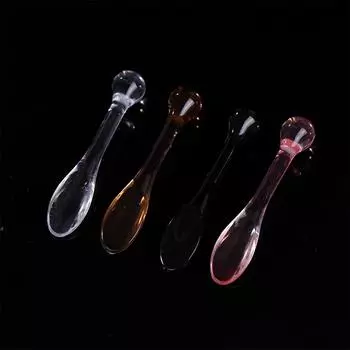 5 шт. Аппликатор для крема для глаз, ложка-ролик, прозрачная массажная палочка, косметические шпатели, маска для лица от морщин, уход за кожей, пластиковая ложка розовый