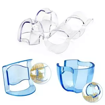 5 шт., автоклавируемый втягиватель для губ, расширитель для губ, открывалка для рта для передних/задних зубов, как стоматологическая клиника, уход за полостью рта 5pcs Blue-Anterior