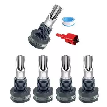 5 шт. Автоматические ниппели-поилки для свиней из нержавеющей стали с буровым сверлом для легкой установки и обслуживания, для фермерского использования A