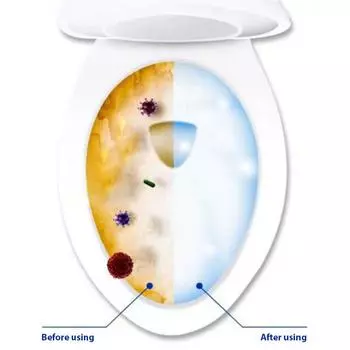 5 шт. автоматический очиститель для унитаза шипучая таблетка для туалета быстрая очистка инструмент 1