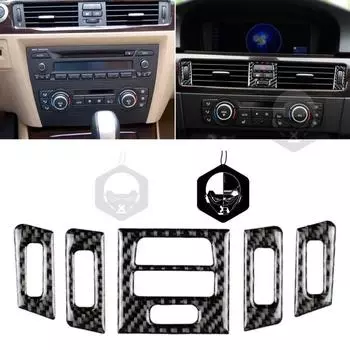 5 шт. автомобильные наклейки на воздуховыпускное отверстие с ароматической таблеткой для BMW 3