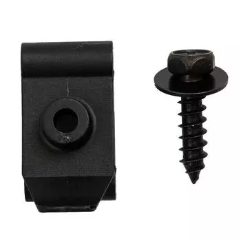 5 шт. автомобильные винтовые основания U-образные зажимы авто бампер крыло отделка панели крепеж листовая доска отделка зажимы для Toyota CHINA