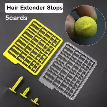 5 шт. Аксессуары для ловли карпа, удлинители для волос, стопоры для волос, приманки для бойлов, стопоры для бойлов, V-образные стопоры, рыболовные снасти