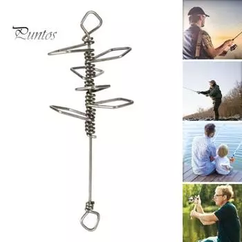 5 шт. Аксессуары для рыболовных снастей из нержавеющей стали, крючок для ловли морского карпа, рыболовные штифты, соединительные штифты, рыболовные снасти, инструмент для приманки 5pcs