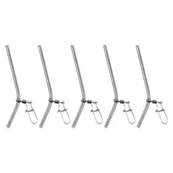 5 шт. Аксессуары для рыболовных снастей, маленькие медные трубчатые балансиры для морской рыбалки 7cm