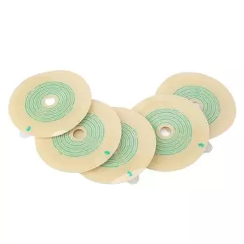 5 шт. Барьер для стомы с прозрачной шкалой, режущийся самоклеящийся гидроколлоидный каркас для колостомы