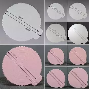 5 шт. белые розовые круглые подставки для торта многоразовые толстые подставки для торта на свадьбу декоративная подставка для кексов десертный поднос