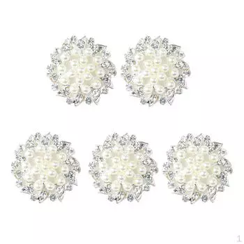 5 шт. бежевые пуговицы с цветами из сплава и фурнитура для изготовления ювелирных изделий 32 мм