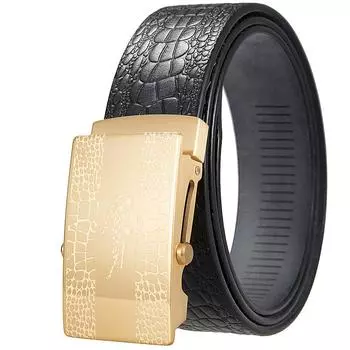 5 шт. Бизнес Мужская пряжка на роликах, ремень, стальная пряжка с узором под крокодила, ремень Ly39-61883-8 120cm