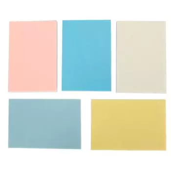 5 шт. блоков для резьбы длиной 5,9 дюйма, шириной 3,9 дюйма, разноцветные двухслойные блоки для резьбы штампов для P