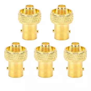 5 шт. BNC Female to SMA Female RF коаксиальный адаптер-конвертер