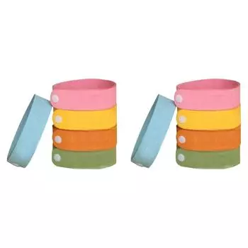 5 шт., браслеты от комаров, натуральный долговечный браслет против мух для взрослых и детей