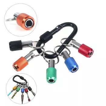5 шт. брелок для ключей, быстросъемные детали электроинструментов, отвертка с шестигранным хвостовиком 1/4, держатель сверл, удлинитель, адаптер для дрели