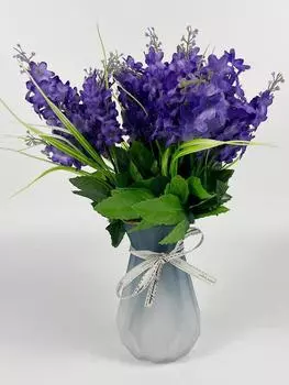 5 шт. букеты из искусственных цветов глициния гиацинт шелковые искусственные цветы устойчивы к ультрафиолетовому излучению для дома, сада, забора, ресторана, отеля, вечерние, свадебные украшения фиолетовый