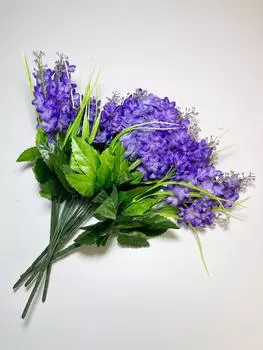 5 шт. букеты из искусственных цветов глициния гиацинт шелковые искусственные цветы устойчивы к ультрафиолетовому излучению для дома, сада, забора, ресторана, отеля, вечерние, свадебные украшения фиолетовый