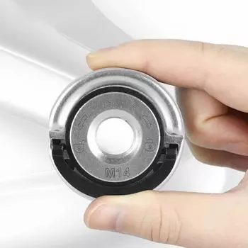 5 шт. быстросъемная гайка M14 для угловой шлифовальной машины, фиксирующая гайка, прижимная пластина, сменный зажимной инструмент для электроприборов
