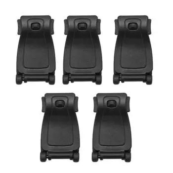 5 шт. быстросъемная соединительная пряжка-клипса для ремня, соединительный карабин-клипса для рюкзака, быстросъемная пряжка-клипса для ремня чёрный