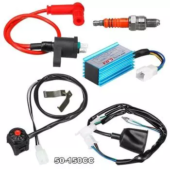 5 шт. CDI комплект катушек переключателя жгута проводов 50/110/125/150cc пит-байк мотоцикл ATV