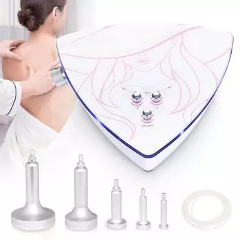 5 шт. чашки для смазки, лимфодренаж, Детокс, коррекция фигуры, массаж, потеря веса, косметическая машина белый