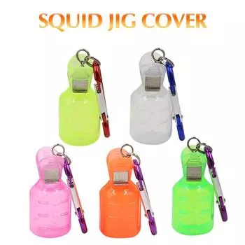 5 шт. чехол для карабина EGI FISHING для защиты приманки HOOK JIG MTB части розовый