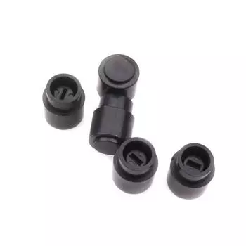 5 шт. черные пластиковые колпачки переключателей прочный и долговечный черный пластик для трехходовой/пятиполосной/гитары