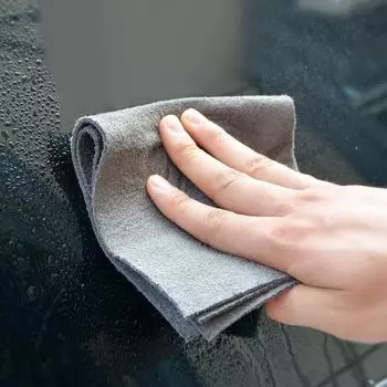 5 шт., чистящие салфетки из сверхтонкого волокна, супер мягкие, сильные, водопоглощающие, без ворса, без следов, широко используемая ткань для чистки автомобильных зеркал S чёрный