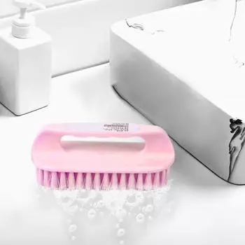 5 шт. чистящие щетки с эргономичной ручкой, сверхпрочные жесткие нейлоновые щетинки, многоразовые, компактные, портативные A