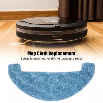 5 шт. чистящие волокнистые сменные части для швабры подходят для подметального робота Ilife V8