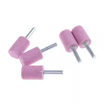 5 шт. цилиндрических абразивных камней, установленных на шлифовальном камне, борфрезы 6 мм, хвостовик Od20