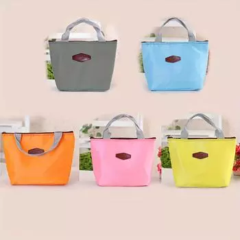 5 шт. цветной водонепроницаемый пакет для льда, термопакет, сумка для пикника, органайзер для ланч-бокса, сумка для бенто 5pcs