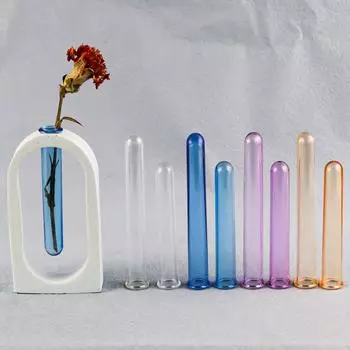 5 шт. Цветы пробирка ваза акриловое стекло DIY домашний декор гипсовая смола прозрачный дисплей стенд инкубатор для растений для гидропонного производства