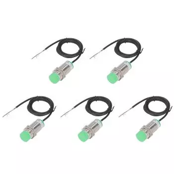 5 шт. Датчик приближения 15 мм Расстояние обнаружения PNP Нормально открытый IP65 Водонепроницаемый переключатель приближения DC