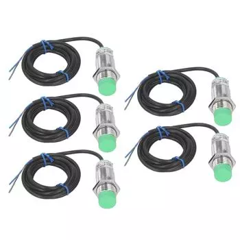 5 шт. Датчик приближения Индуктивный датчик приближения M24 400 мА 2 провода Нормально закрытый для управления