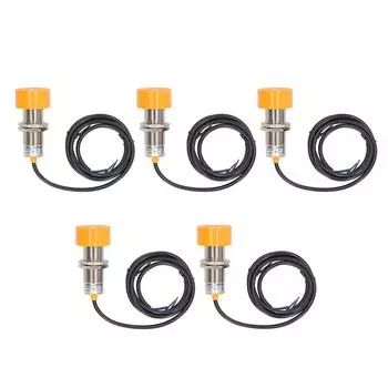 5 шт. Датчик приближения IP65 не встроенный индуктивный бесконтактный переключатель 2 провода нормально открытый 1030 В постоянного тока