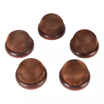 5 шт. деревянная основа игольницы подушечки милый держатель для игл круглая деревянная основа игольницы подушечки для иголок DIY шитье