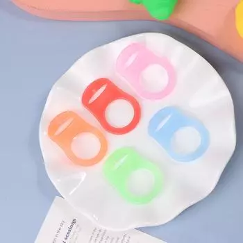 5 шт. держатель для пустышки зажим адаптер кольцо кнопка стиль адаптер для пустышки DIY Baby Shower Подарочные аксессуары для ребенка синий