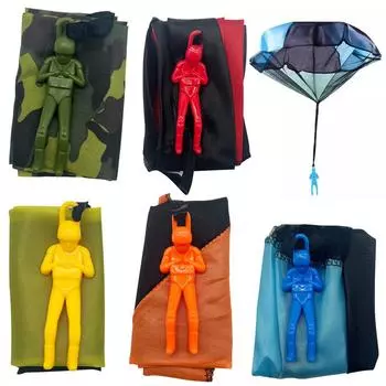 5 шт., детские игрушки для метания парашютов, солдат, спорт на открытом воздухе, мини-игрушка, подарок на день рождения 5 PCS